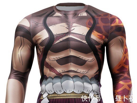 服饰|变成路飞的机会来了!海贼王官方主题服饰,凯多版紧身衣有些尴尬