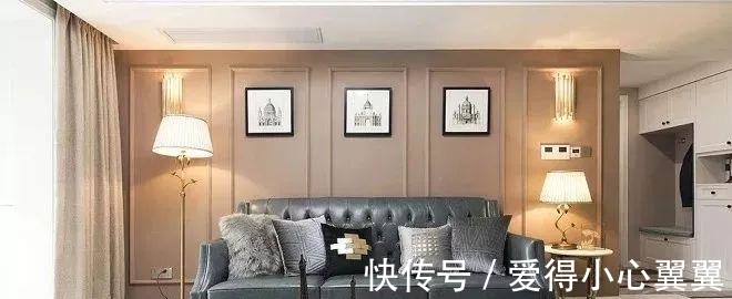 轻奢|130平米轻奢美式风新房,颜色搭配恰到好处,温柔而迷人!