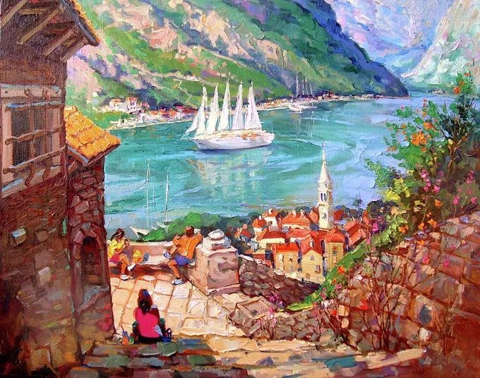 油画&浓郁的色彩,俄罗斯画家安德烈·米沙金的风景油画(二)
