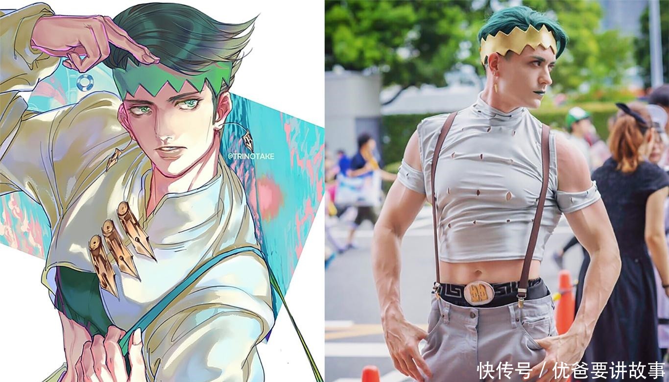 VS|《JOJO》超神COS，兄贵版VS沙雕版，粉丝我选择泰国小哥