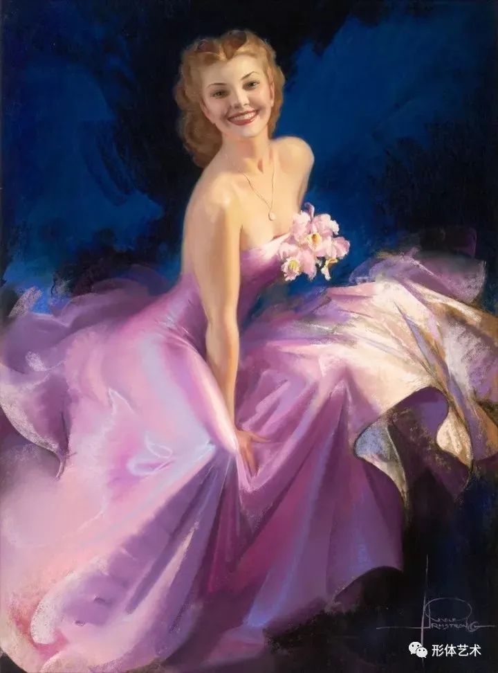 出版物|美国海报插画师 罗尔夫·阿姆斯特朗 唯美插画欣赏