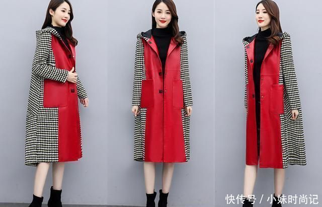 两侧对称斜插口袋设|天气变冷了, 穿搭几款防寒保暖又洋气的毛呢大衣, 让你美美的!
