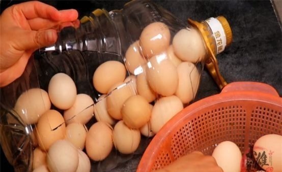 鸡蛋|空油桶如何装鸡蛋，姑娘教我小妙招，没想到这么简单，太实用了