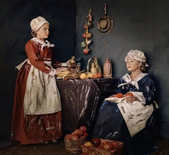 小天才!7岁天才小画家,把真人画进作品,创意堪比毕加索,获得国际认可