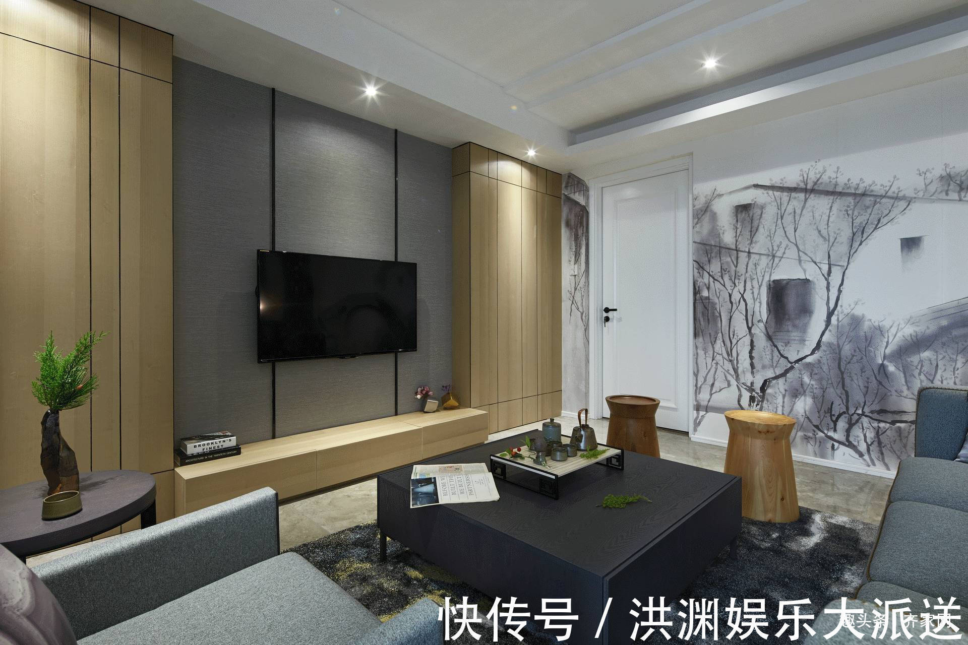 床头|150平现代中式，古朴典雅，反映民族文化，体现中国传统神韵！