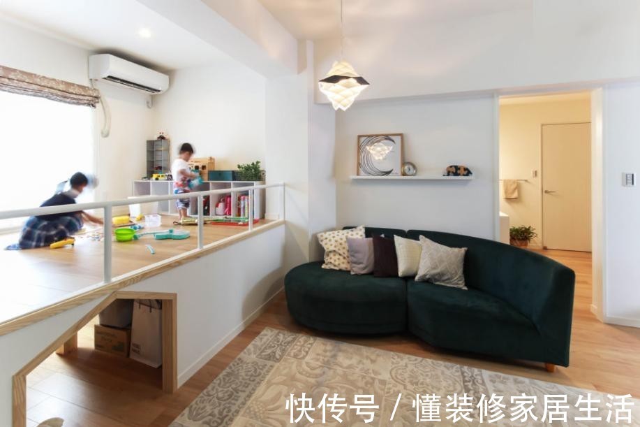 书房|见识到了最强装修,儿童床抬高睡上铺,下面留空装衣帽间和书房