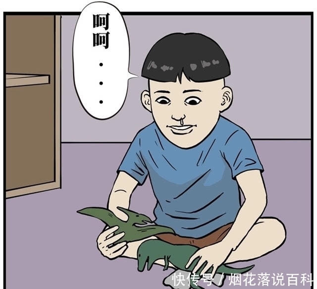 男孩|搞笑漫画：男孩从小立志要当一只恐龙，长大后他成了一名法官……