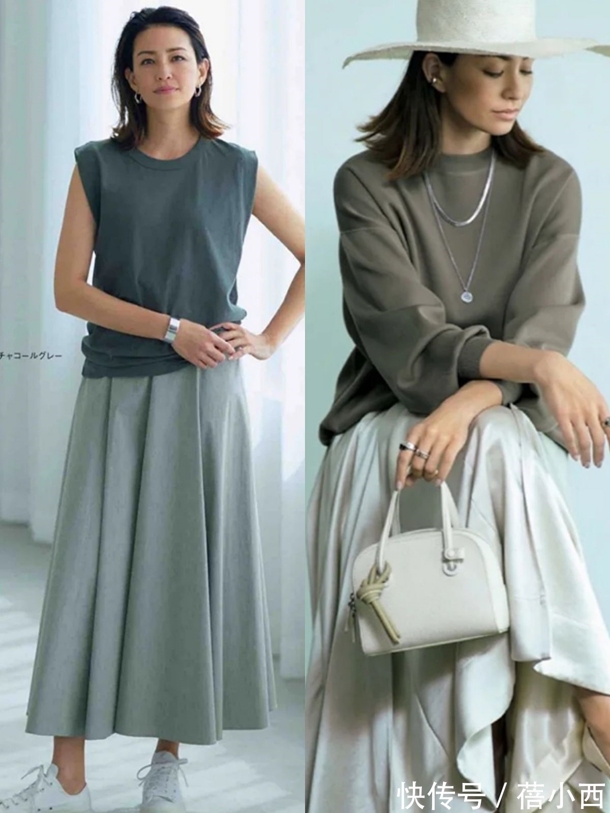 裙装|女人到了中年想要看上去有气质,尽量多穿半身裙,遮肉又优雅大方