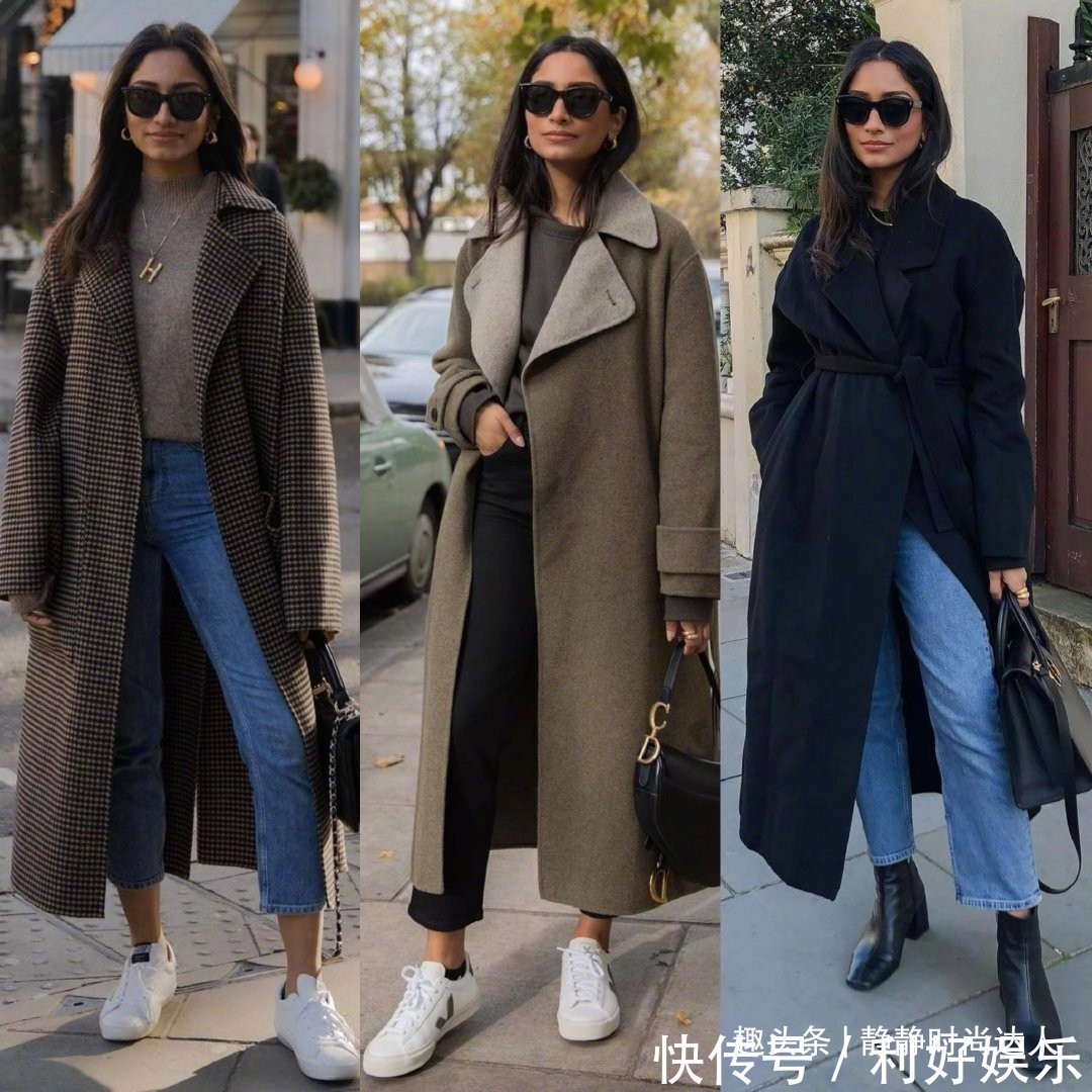 裤子 超级显瘦的2款裤型,“长大衣+裤子”这么搭配,不挑人不踩雷