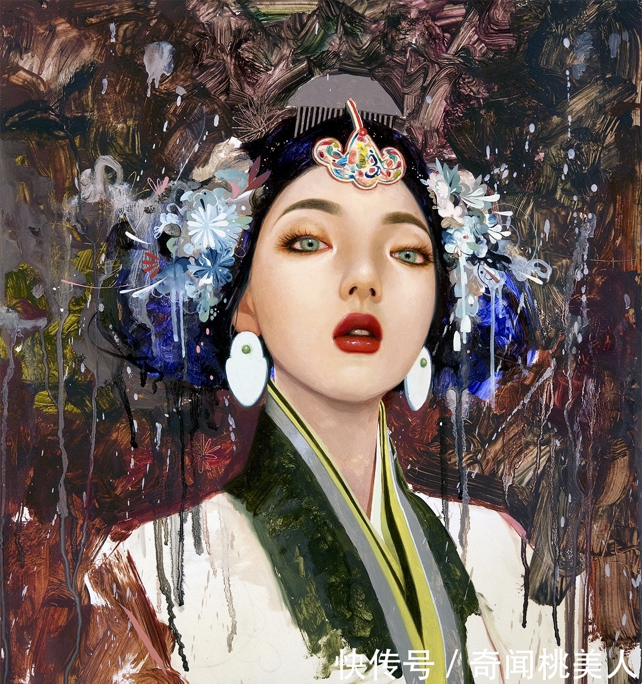 特别有灵气神秘的女子,美炸了!让人难以忘怀!