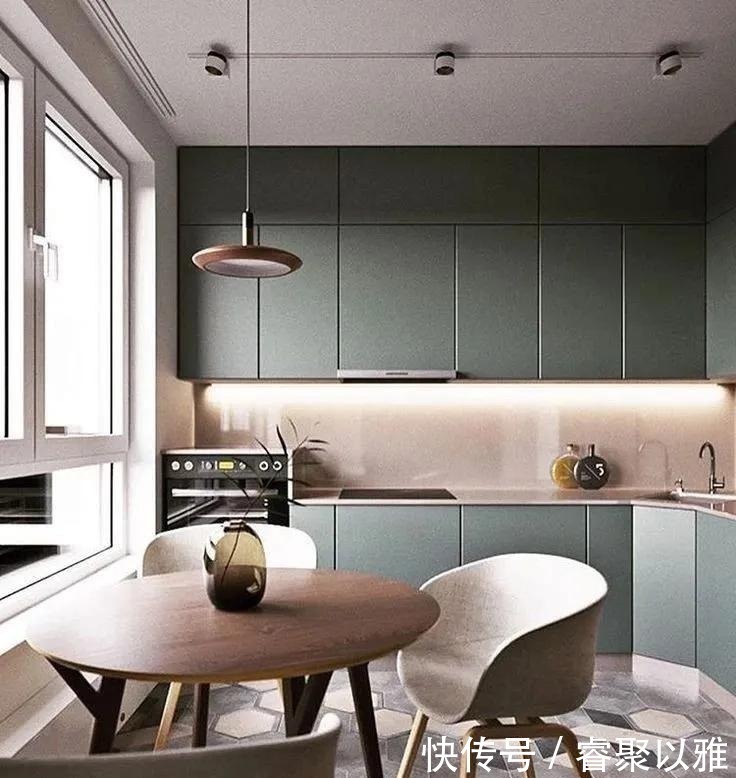 ps|看上去一尘不染的厨房，大家都用了这几种配色~