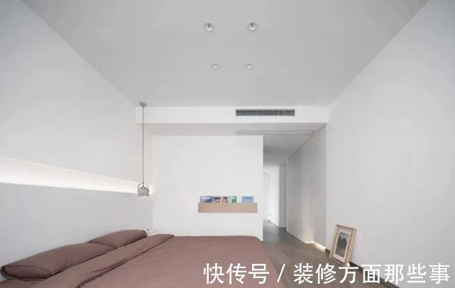 主卧|140㎡简约风格装修,用简单、干净的空间包裹温暖相伴人生