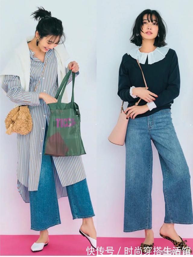 版型|裤子穿搭拒绝模板化,40、50岁女人秋天这样穿,遮肉显瘦还百搭