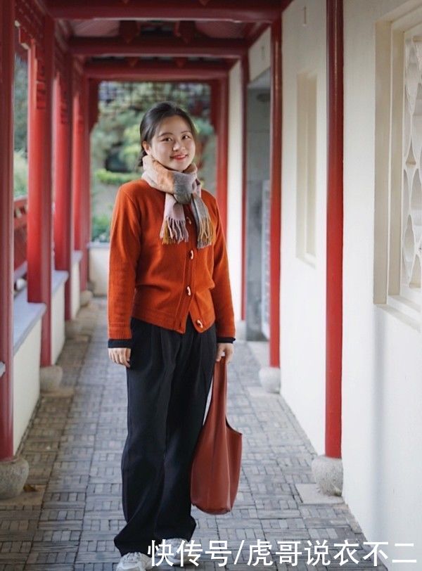 微胖女人早春穿搭范本，拯救“假胯宽”，照着穿显瘦又优雅