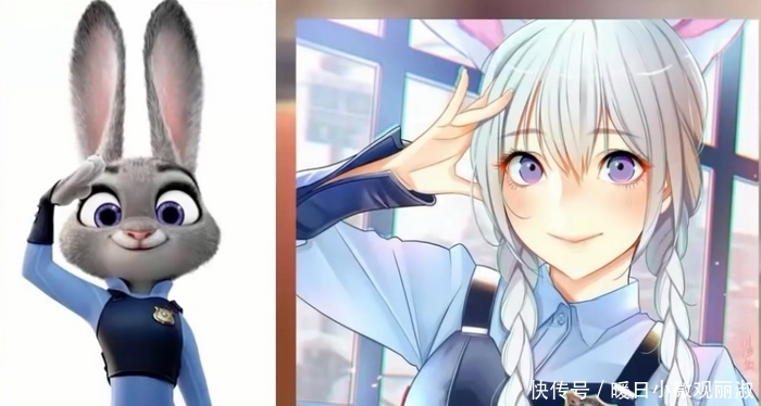 当 疯狂动物城 拟人化 兔子化身绝美少女 狐狸缺点那味 全网搜