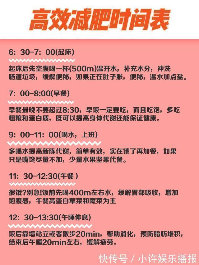 一日三餐|女生想体重降至两位数，这13张图必看，想瘦10斤就这么简单