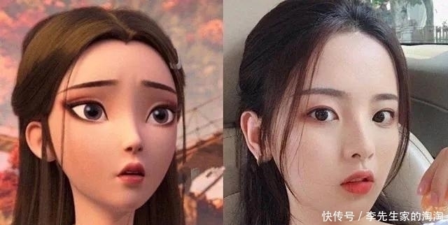 漂亮|元气少女杨超越绝对的漫画脸,非常的漂亮可爱