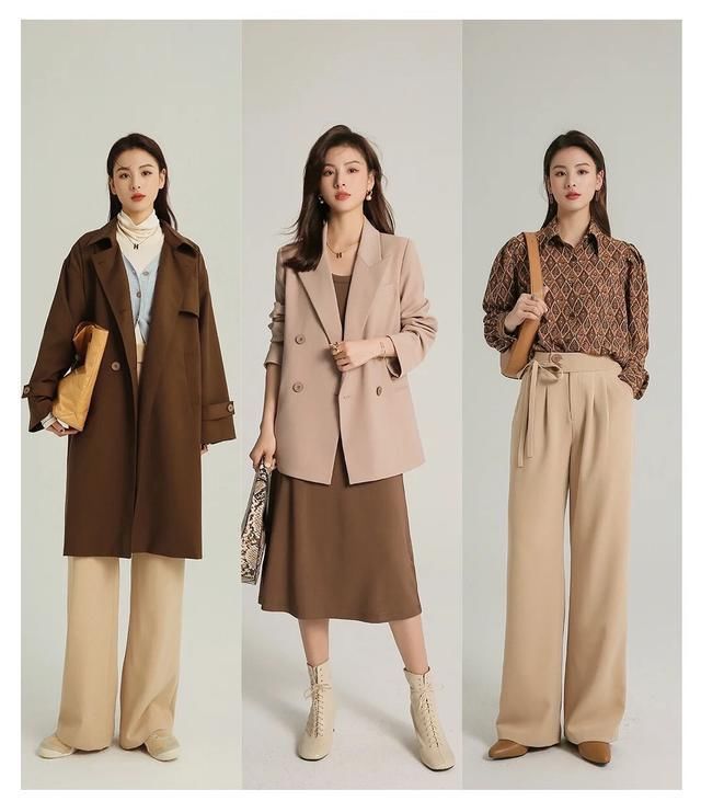 2021年初春这样配色穿搭，优雅知性显气质，美得高级又有魅力