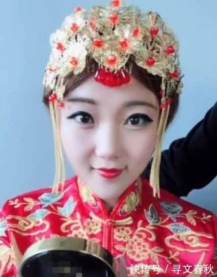单眼皮|奇闻:结婚当天新娘的眼妆火了,睁开眼的那一刻,网友:就服你