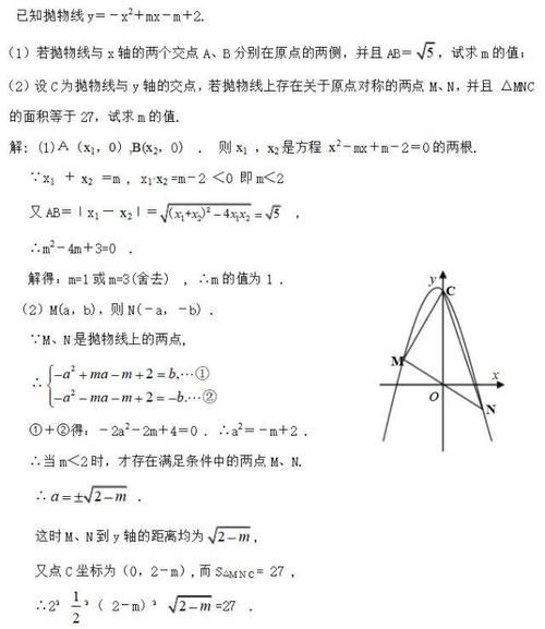 初中数学：二次函数知识点再总结，要掌握这个重点！