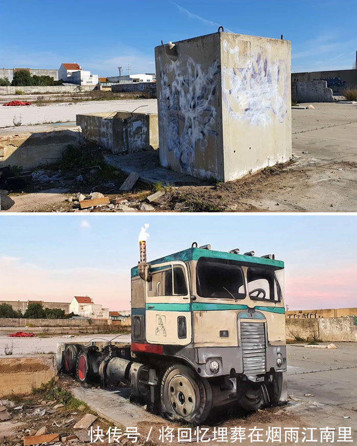 真假|18张令人惊叹的裸眼3D画,一面墙凭空消失,狗都分不清真假一直叫