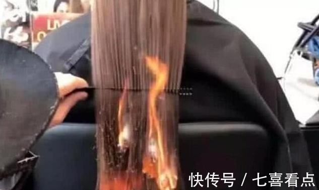 发型 小姐姐去理发,理发师竟拿起打火机就烧,烧出来的发型更好看!