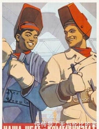 共产主义|老版红色宣传画做共产主义接班人
