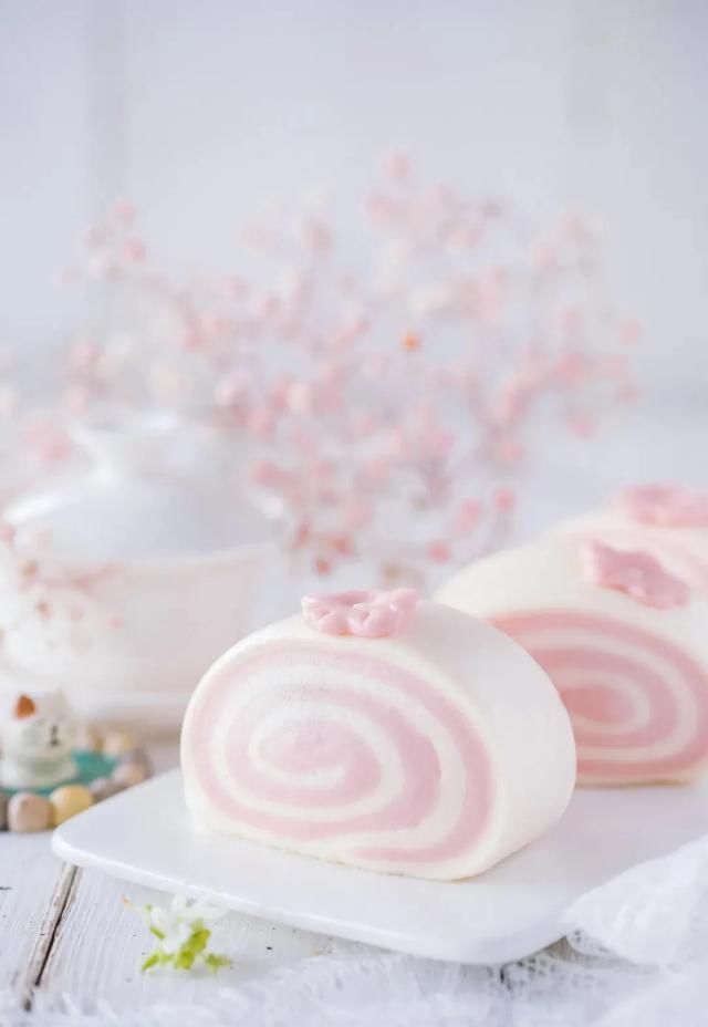 优美西点の樱花小馒头,粉嫩可爱自带滤镜的萌包来啦~