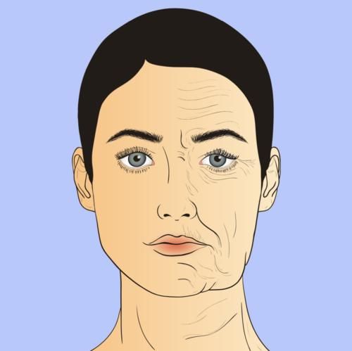 脸上出现4个信号，说明你正在衰老