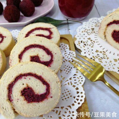 仙居杨梅|双重杨梅无油低糖杨梅蛋糕卷