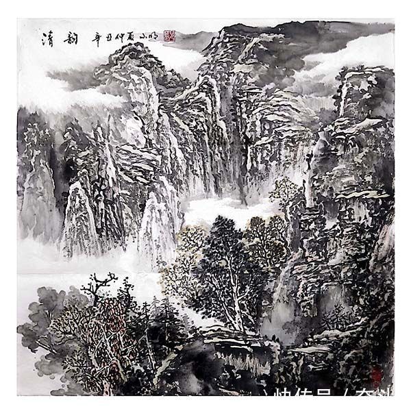 中国华夏万里行书画家协会|国家一级美术师邬小明——作品风骨峭峻 遒劲雄奇