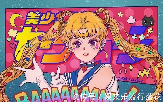 月野兔|当美少女战士变时尚旧漫风,月野兔元气满满,火野丽甜美可爱