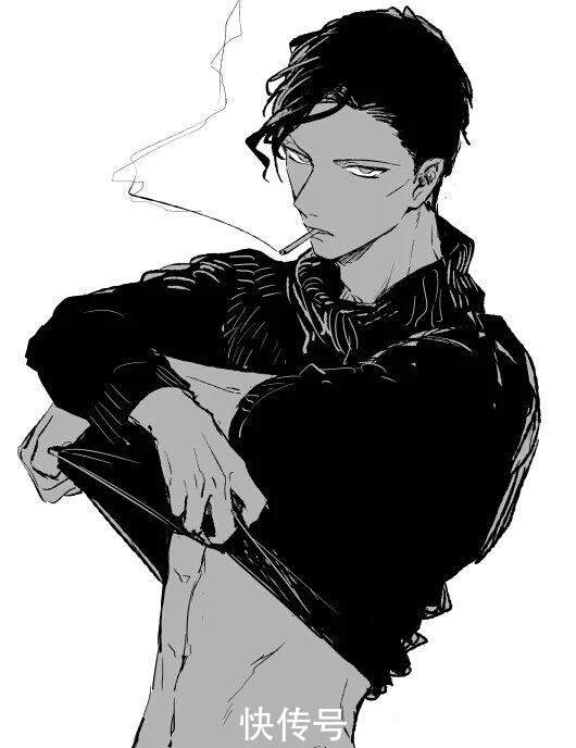 冲矢|《名侦探柯南》同人图,赤井秀一秀腹肌,安室透那张图有亮点