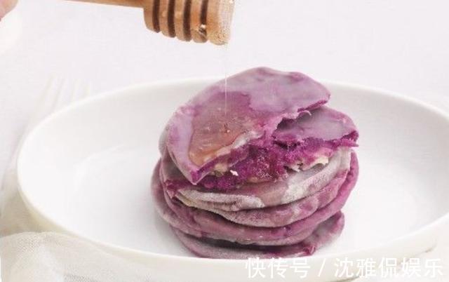 懒人|教你做低卡紫薯饼,不放油不揉面,适合懒人和减肥瘦身人士