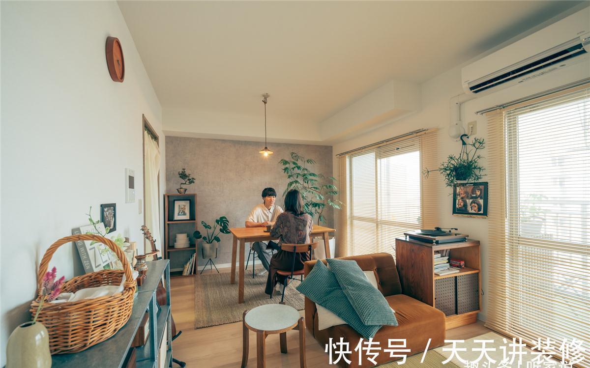 餐厅|一对日本新婚夫妇,住进56㎡小房子,面积虽小却整洁干净,太治愈