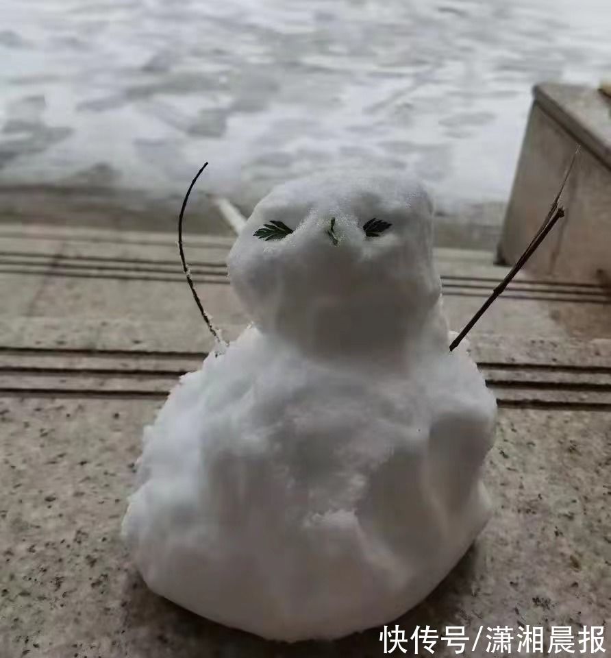 长沙|你堆的雪人怎么那么丑！高手说：堆雪人的诀窍是“随便堆”