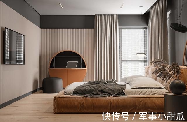 简约|南瓜橘与雾黑灰的碰撞，有着别样的简约风