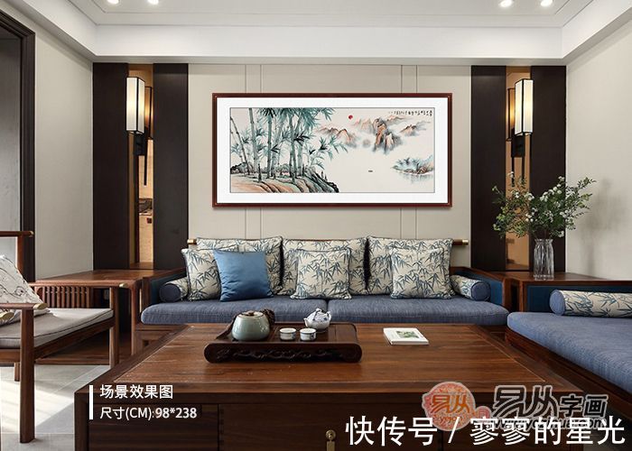 装饰画|客厅背景墙装饰画 参照这三种案例悬挂，让家久居而不厌