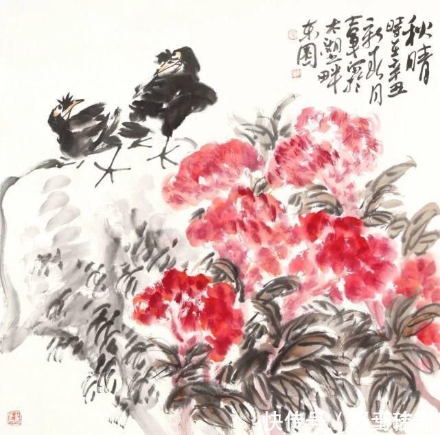 画家|闲云散淡!大写意绘画比较考验画家的造型能力和对笔墨的掌控能力