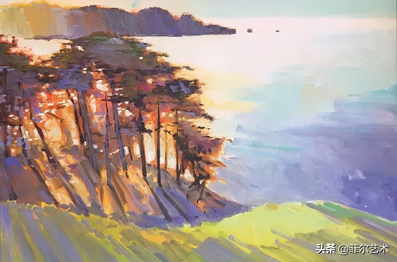 科利|光色十足，如梦如幻~美国画家尼古拉斯·科利风景油画作品欣赏