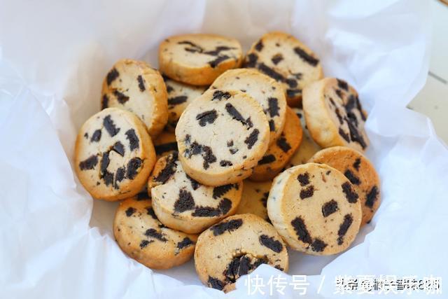 奥利奥|做饼干的时候加点奥利奥,不用打蛋器简单省事,香酥可口百吃不腻