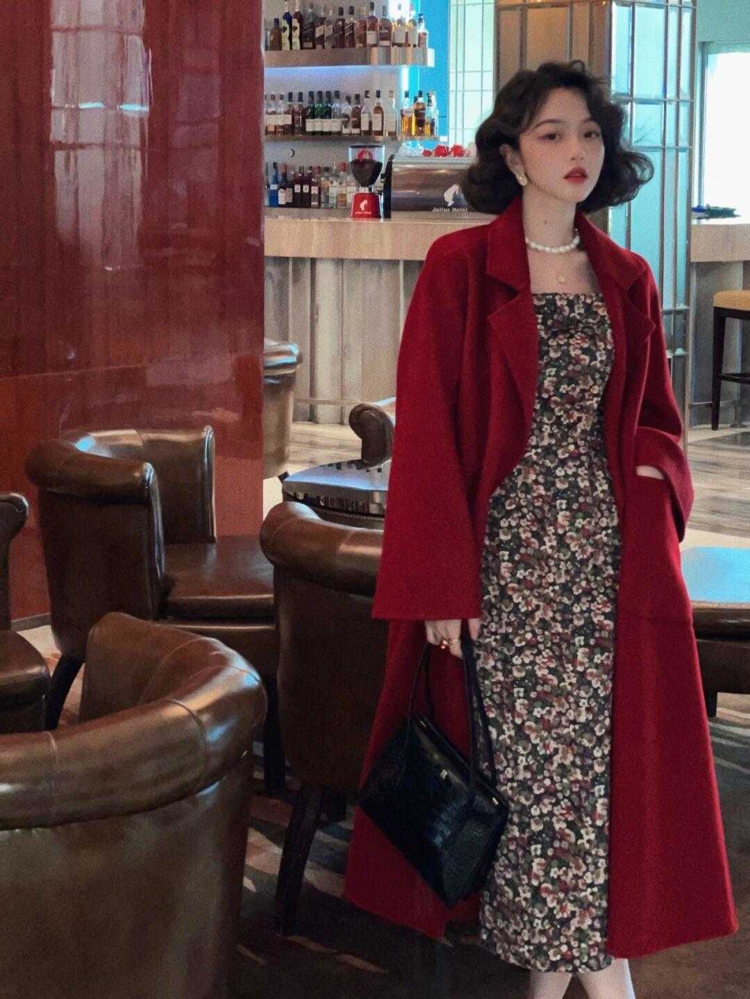 大衣|复古高雅的大衣搭配,带你梦回民国