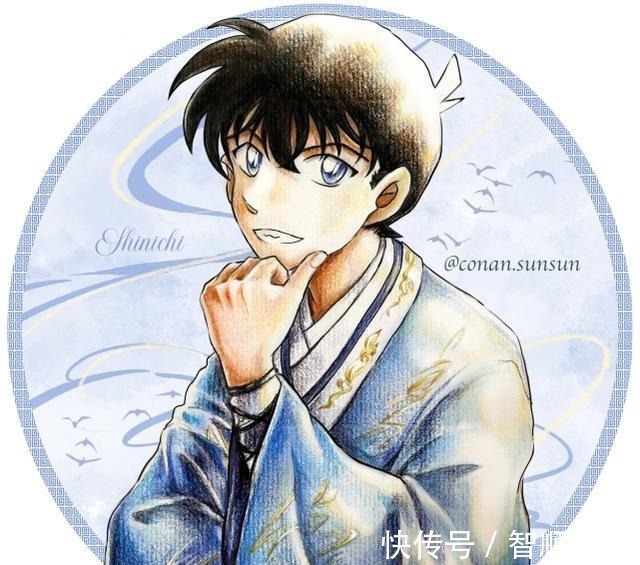 古装|当名侦探柯南换上了古装,灰原哀像小仙女,毛利兰太可了