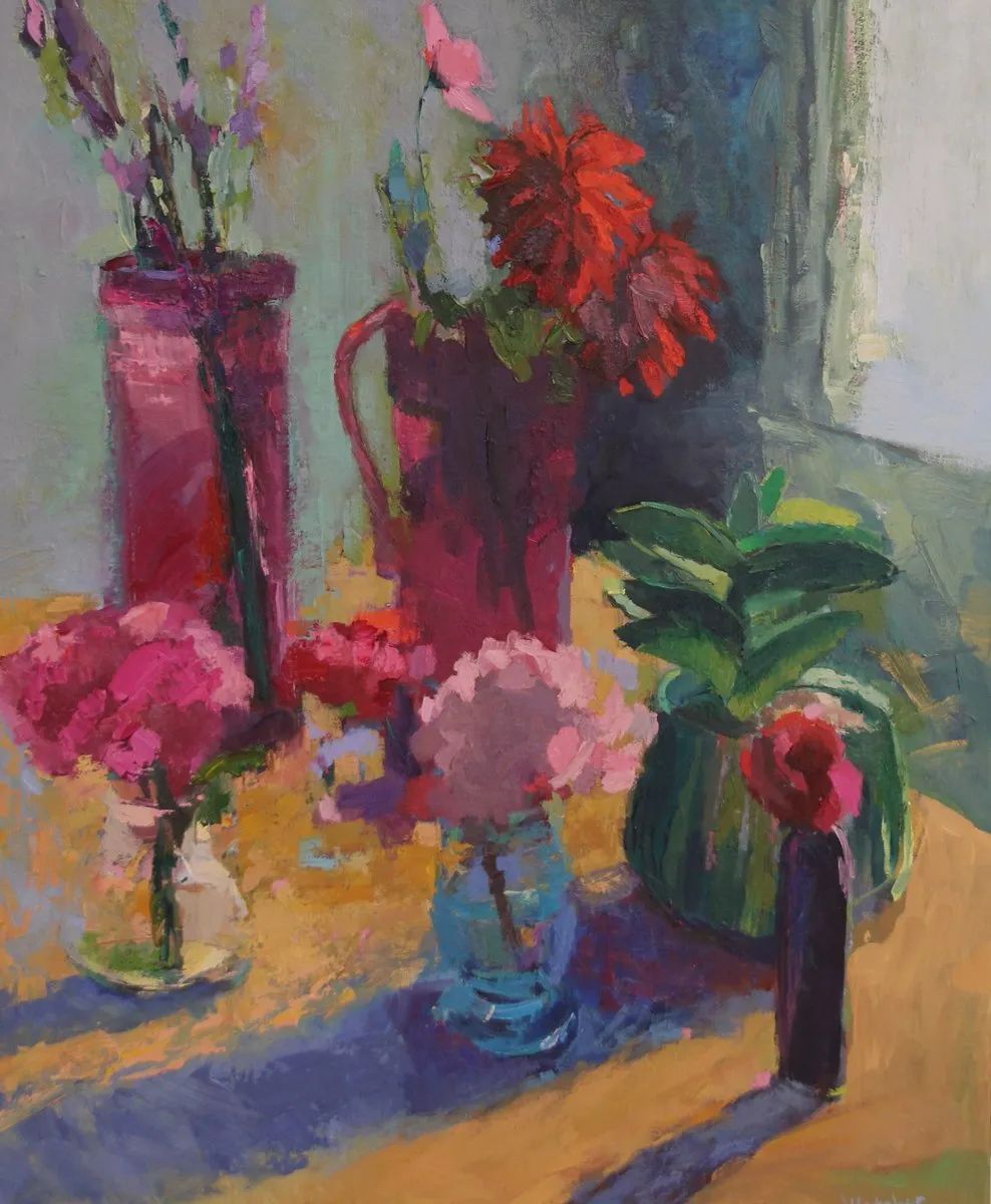 笔力独到，气势如虹，看看这二位的油画