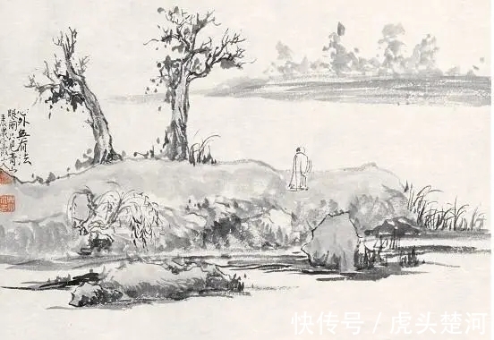 水墨山水画#中国美院｜萧散简淡，以画悟道，林海钟水墨山水画