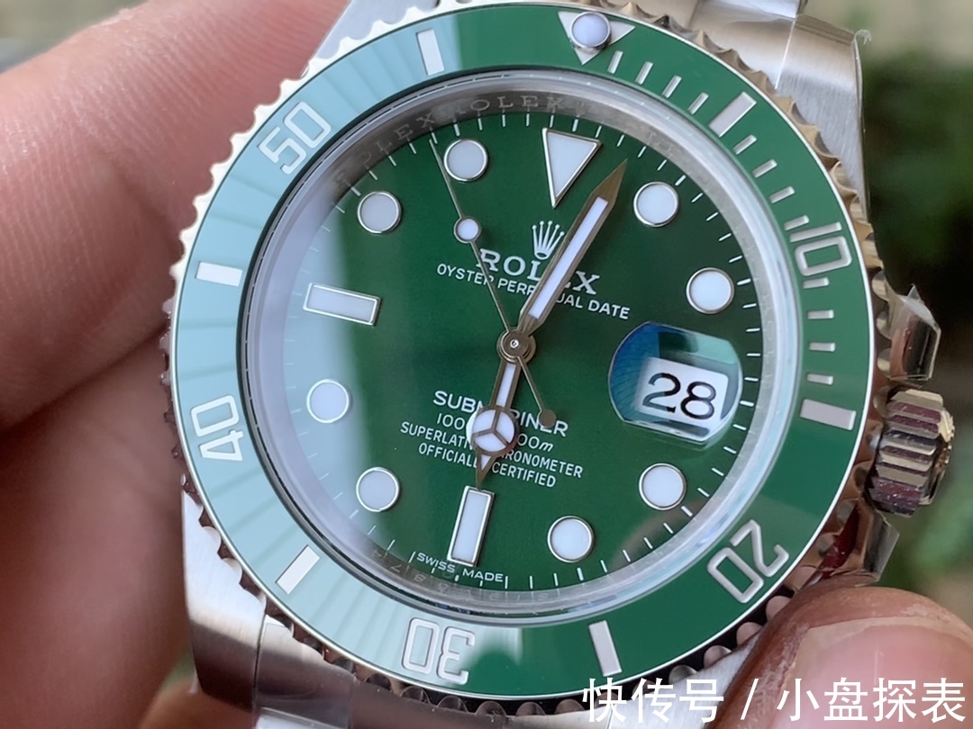 皇冠标|VS劳力士绿水鬼3135系列腕表评测