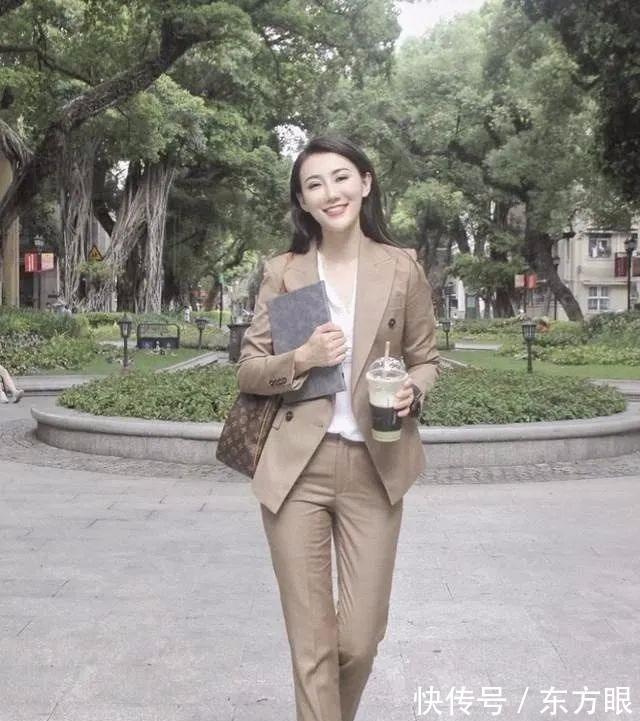 干练 降温后怎么穿西装才洋气?试试这些知性干练的搭配,女强人最爱