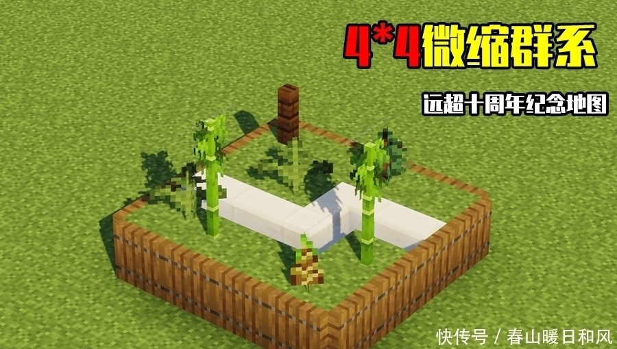 易学|我的世界自制44微缩群系，简单易学，成品效果远超官方样品
