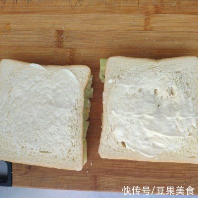 黄瓜片|#丘比三明治#火腿三明治