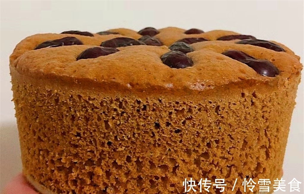 红枣|红糖发糕最好吃的做法,手不沾面,搅一搅,香甜蓬松